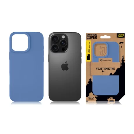 Husa iPhone 16 Pro Max Tactical Velvet Smoothie Albastru