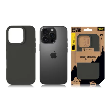 Husa iPhone 16 Pro Tactical Velvet Smoothie Gri Inchis