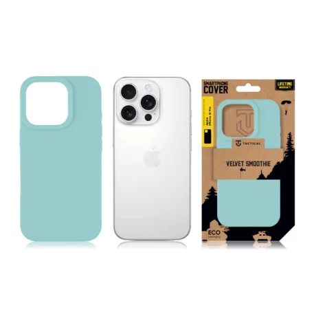 Husa iPhone 16 Pro Tactical Velvet Smoothie Turcoaz