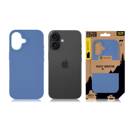 Husa iPhone 16 Tactical Velvet Smoothie Albastru