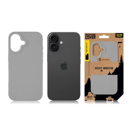Husa iPhone 16 Tactical Velvet Smoothie Gri