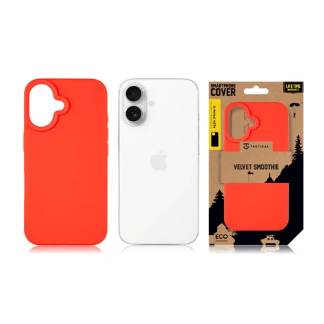 Husa iPhone 16 Tactical Velvet Smoothie Rosu