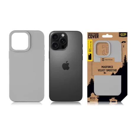 Husa iPhone 16 Pro Max Tactical MagForce Velvet Smoothie Gri