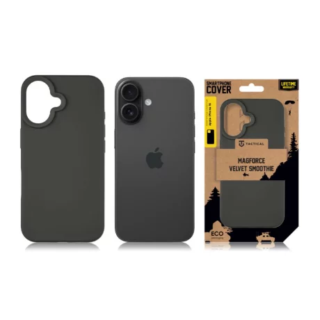 Husa iPhone 16 Tactical MagForce Velvet Smoothie Gri Inchis