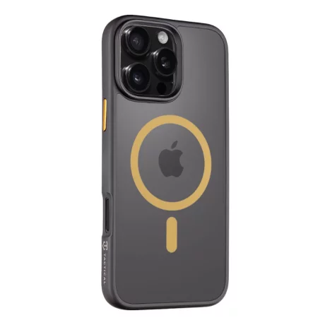 Husa iPhone 16 Pro Max Tactical MagForce Hyperstealth 2.0 Negru/ Galben