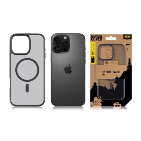 Husa iPhone 16 Pro Max Tactical MagForce Hyperstealth Negru