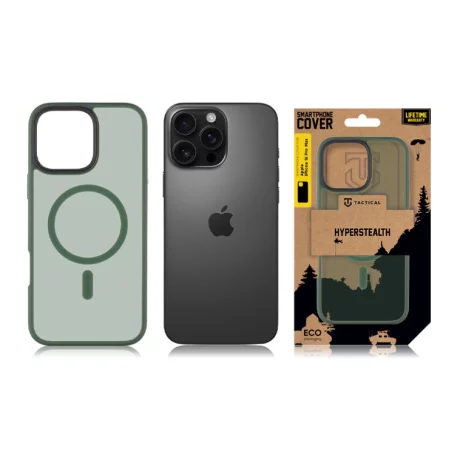 Husa iPhone 16 Pro Max Tactical MagForce Hyperstealth Verde Inchis