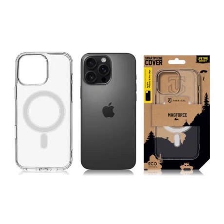 Husa iPhone 16 Pro Max Tactical MagForce Transparent
