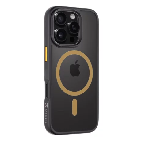 Husa iPhone 16 Pro Tactical MagForce Hyperstealth 2.0 Negru/ Galben