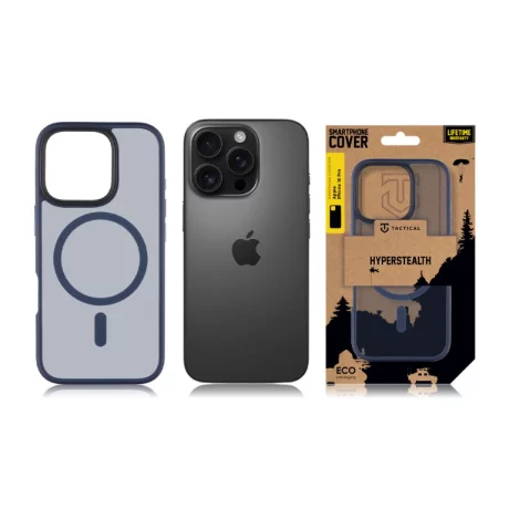 Husa iPhone 16 Pro Tactical MagForce Hyperstealth Albastru Inchis