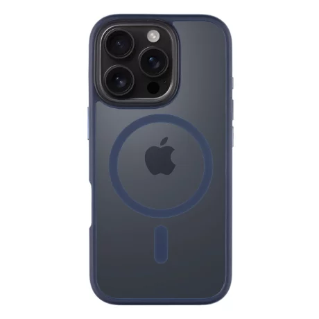 Husa iPhone 16 Pro Tactical MagForce Hyperstealth Albastru Inchis