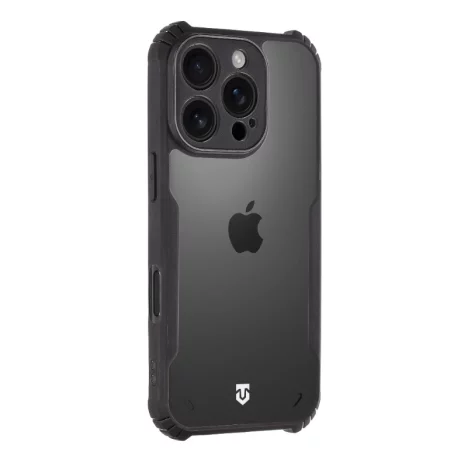 Husa iPhone 16 Pro Tactical Quantum Stealth Transparent/ Negru