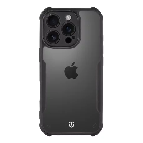 Husa iPhone 16 Pro Tactical Quantum Stealth Transparent/ Negru