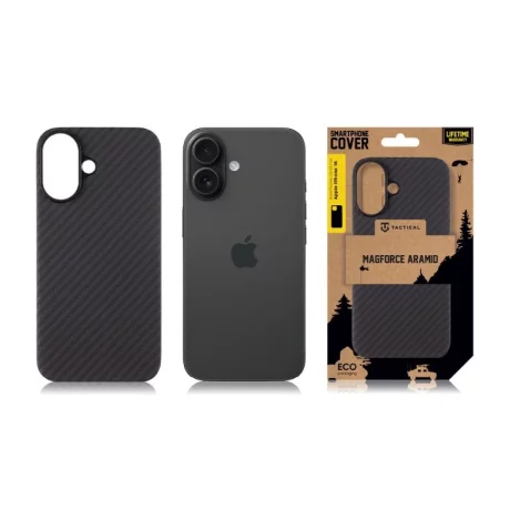 Husa iPhone 16 Tactical MagForce Aramid Negru