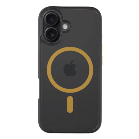 Husa iPhone 16 Tactical MagForce Hyperstealth 2.0 Negru/ Galben