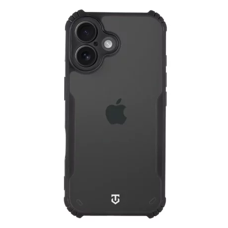 Husa iPhone 16 Tactical Quantum Stealth Transparent/ Negru