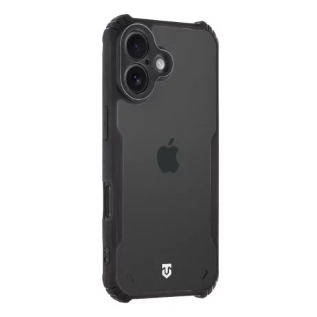 Husa iPhone 16 Tactical Quantum Stealth Transparent/ Negru