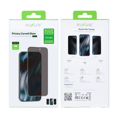 Folie iPhone 16 Pro Max Sticla 9H PRIVACY