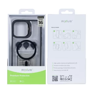 Husa iPhone 16 Pro Max Rixus Magsafe Neagra