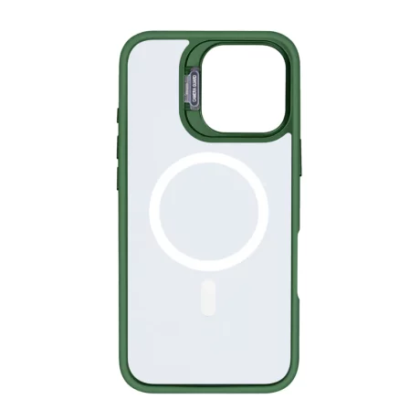Husa iPhone 16 Pro Rixus Magsafe Verde Inchis