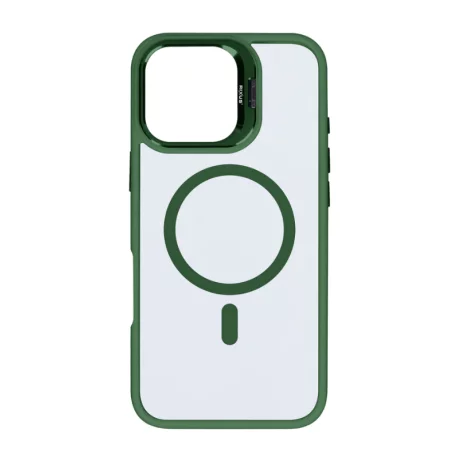 Husa iPhone 16 Pro Rixus Magsafe Verde Inchis