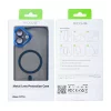 Husa iPhone 16 Plus Rixus Magsafe cu Protectie Metalica Integrata pentru Camera Albastru Inchis