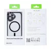Husa iPhone 16 Plus Rixus Magsafe cu Protectie Metalica Integrata pentru Camera Neagra