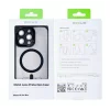 Husa iPhone 16 Pro Max Rixus Magsafe cu Protectie Metalica Integrata pentru Camera Neagra