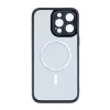Husa iPhone 16 Pro Max Rixus Magsafe cu Protectie Metalica Integrata pentru Camera Neagra