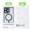 Husa iPhone 16 Pro Max Rixus Magsafe cu Protectie Metalica Integrata pentru Camera Verde Inchis