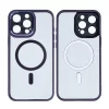 Husa iPhone 16 Pro Max Rixus Magsafe cu Protectie Metalica Integrata pentru Camera Violet