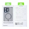 Husa iPhone 16 Pro Rixus Magsafe cu Protectie Metalica Integrata pentru Camera Gri