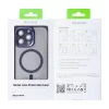 Husa iPhone 16 Pro Rixus Magsafe cu Protectie Metalica Integrata pentru Camera Violet