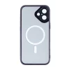 Husa iPhone 16 Rixus Magsafe cu Protectie Metalica Integrata pentru Camera Violet