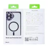 Husa iPhone 16 Rixus Magsafe cu Protectie Metalica Integrata pentru Camera Violet