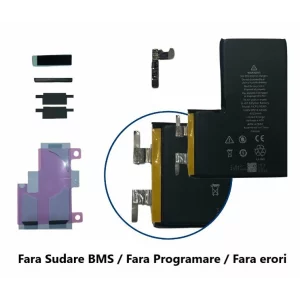 Acumulator (fara BMS) iPhone12 Pro Max (Tehnologie Fara Sudare Contacte) + Flex Tag-ON