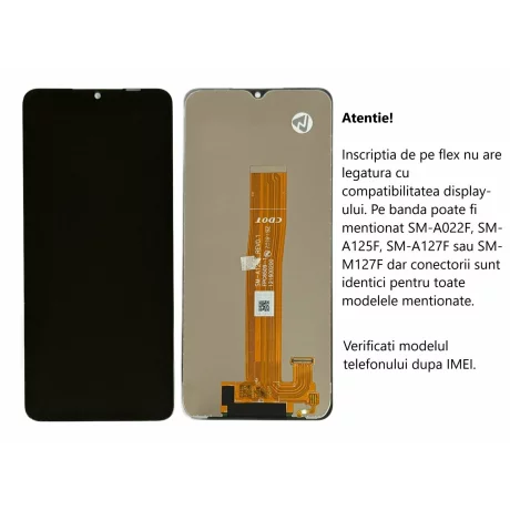 Ecran Compatibil pentru Samsung A125 Galaxy A12 2020 Fara Rama