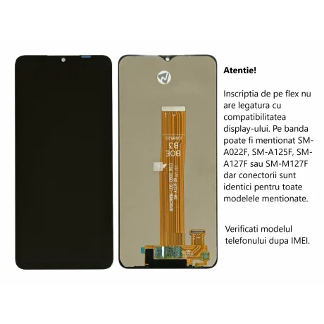 Ecran Compatibil pentru Samsung A127F Galaxy A12 Nacho 2021 Fara Rama