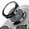 Folie iPhone 16 / iPhone 16 Plus Sticla Camera cu Rama Roz