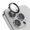 Folie iPhone 16 Pro/ iPhone 16 Pro Max Sticla Camera cu Rama Roz Auriu