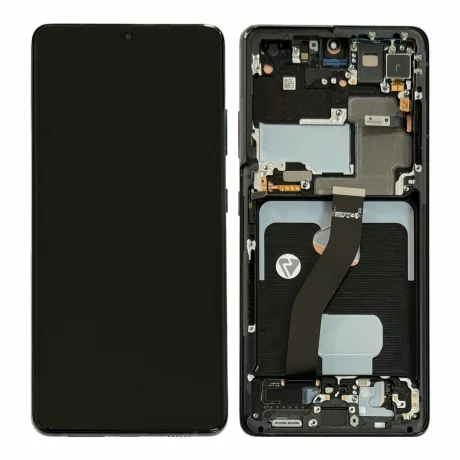 Ecran Samsung G998 Galaxy S21 Ultra Phantom Black Fara Camera Frontala (Service Pack)