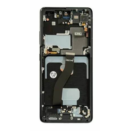 Ecran Samsung G998 Galaxy S21 Ultra Phantom Black Fara Camera Frontala (Service Pack)