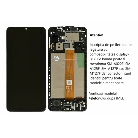 Ecran Samsung A125 Galaxy A12 2020 (Service Pack)