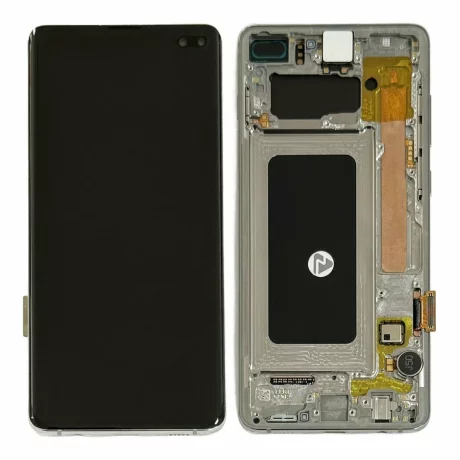 Ecran Samsung G975 Galaxy S10 Plus Prism White (Service Pack)
