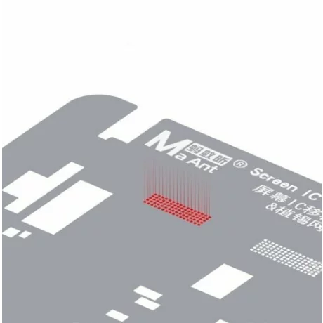 Set sabloane MaAnt pentru polizat IC -urile de la lcd iPhone (iPh 11-15ProMax)