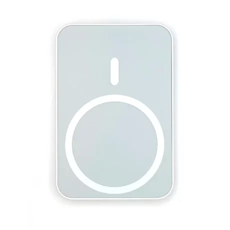 Baterie Magnetica Externa cu MagSafe pentru iPhone - 5000mAh, 5W, Power Delivery, 1 Port USB-C, Alb