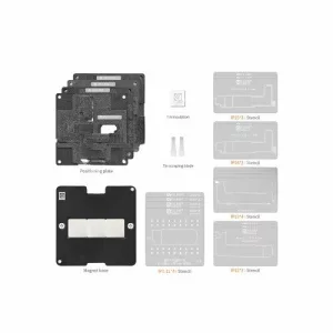 Platformă/Șablon Magnetic AMAOE pentru Reballing PCB , Compatibil iPhone X-15 Pro Max