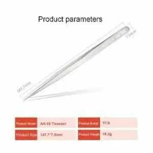 Pensetă de Precizie YCS AK-00, Manual Șlefuită, Ultra-Pointed