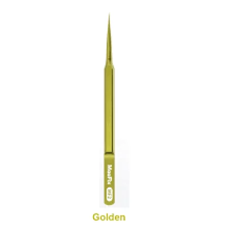 Pensetă Precizie Amaoe MaoFix MF2 Gold din Aliaj de Titan Non-Magnetic cu Duritate Ridicată