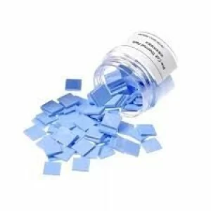 Plăcuțe Termice din Siliciu VBST-1215 12x12x1.5mm pentru Cipuri de pe Plăcile de Bază ale Telefoanelor Mobile - 100 Bucăți